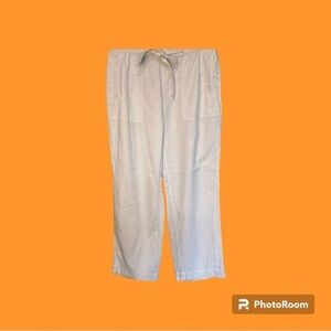 Women’s Rafaela white wide leg pull on comfort size Medium